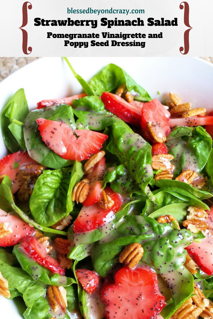 Strawberry Spinach Salad