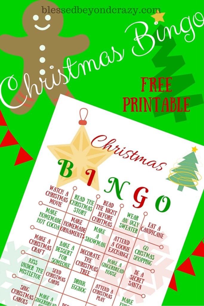 Christmas Bingo Free Printable 