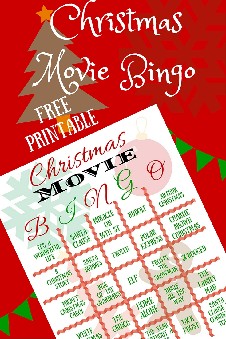 Christmas Movie Bingo Blessed Beyond Crazy
