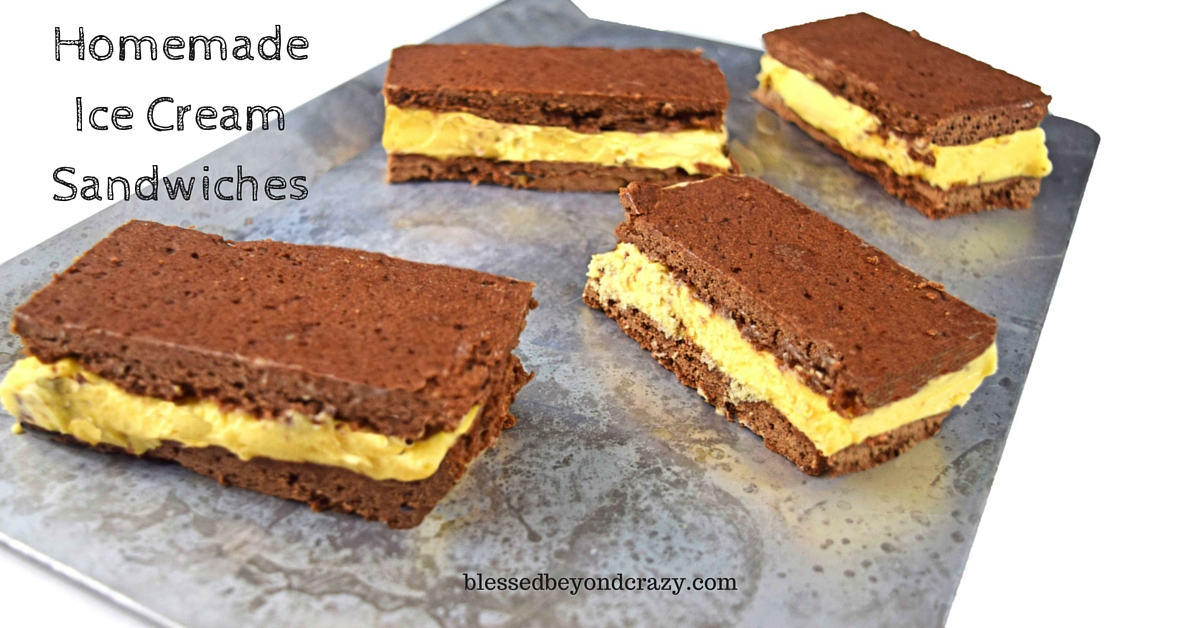 Homemade Ice Cream Sandwiches, a Classic Summer Treat