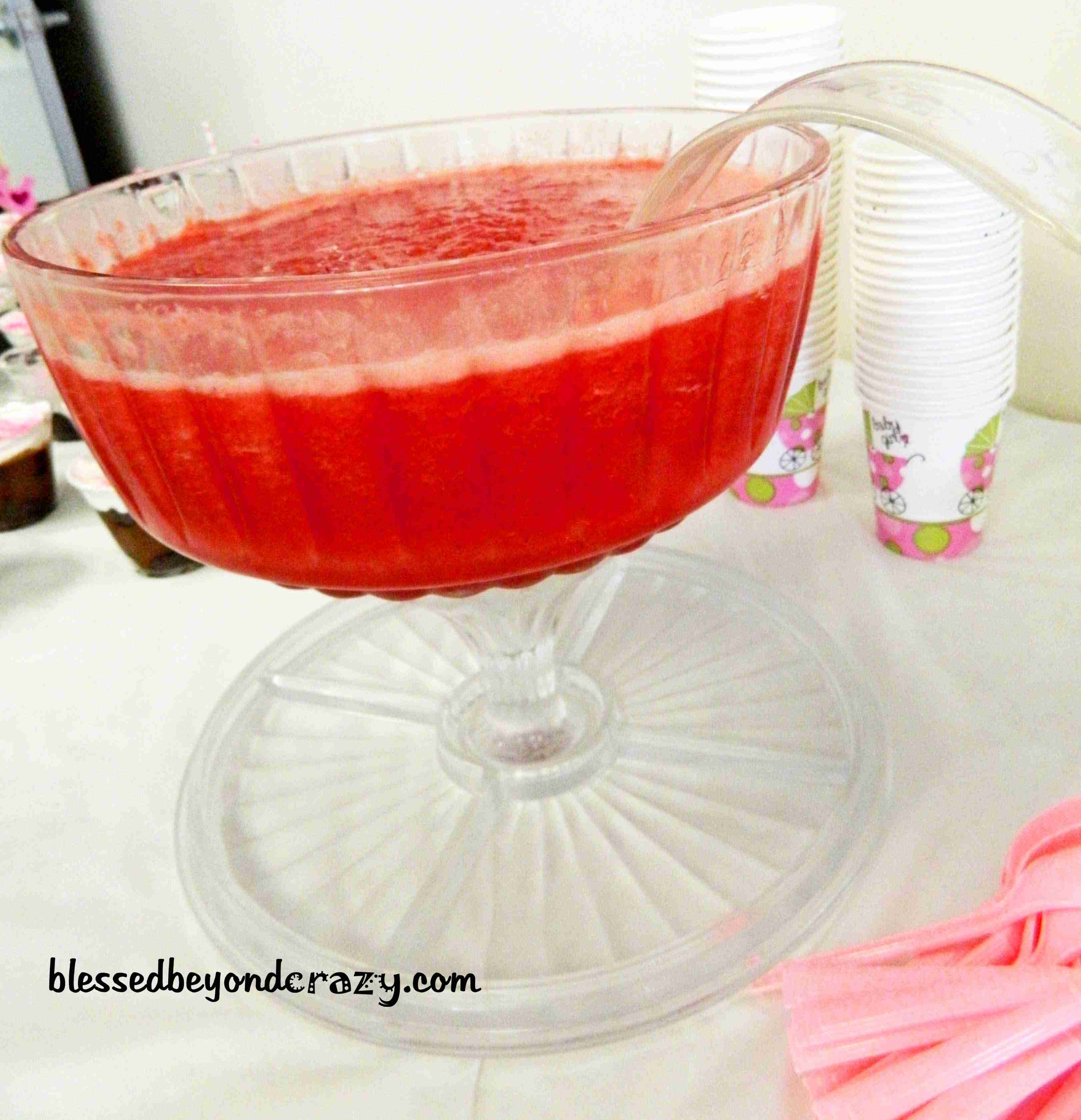 Razz Crush Red Party Punch Recipe