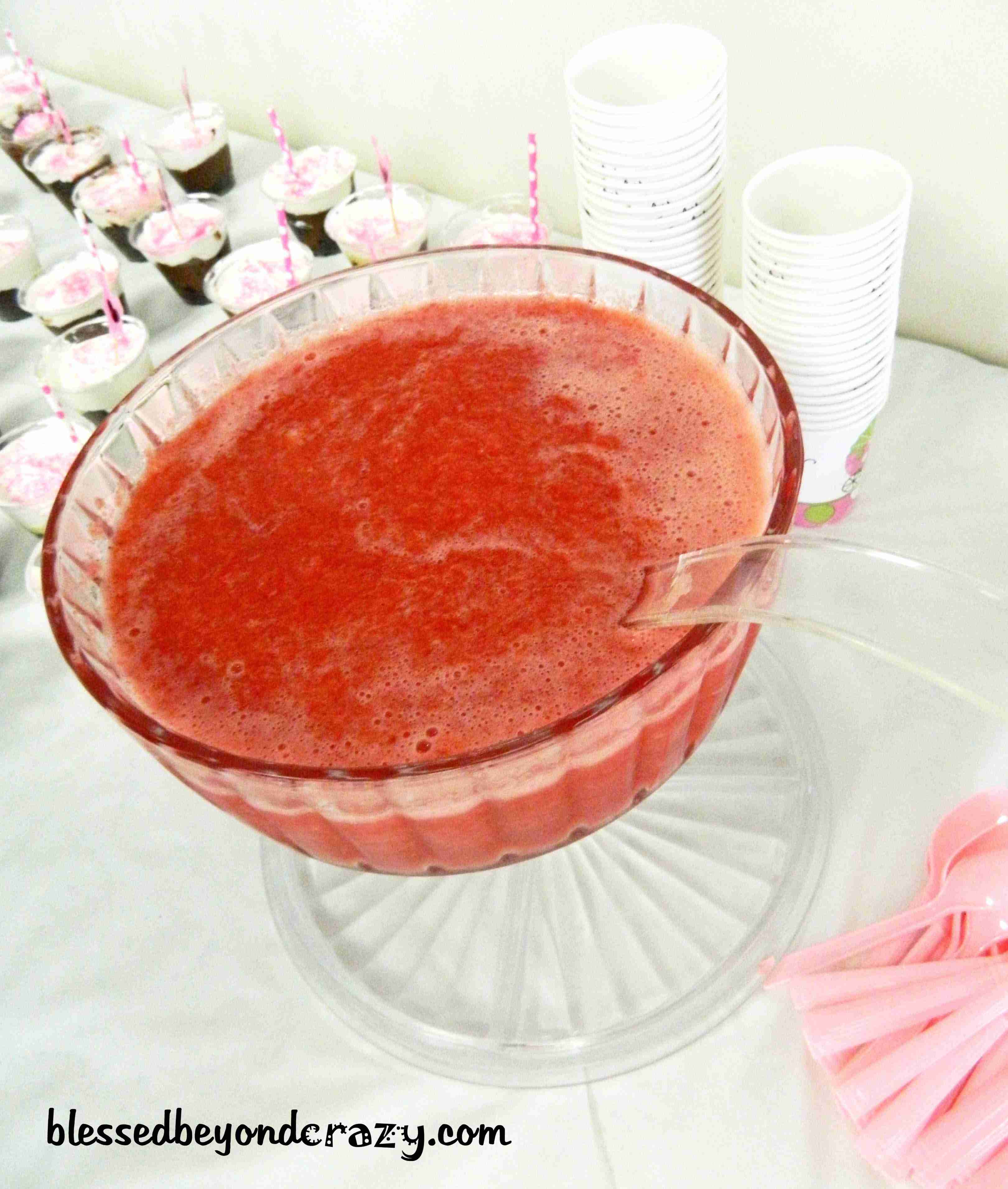 Red Party Punch - Sprinkle Bakes