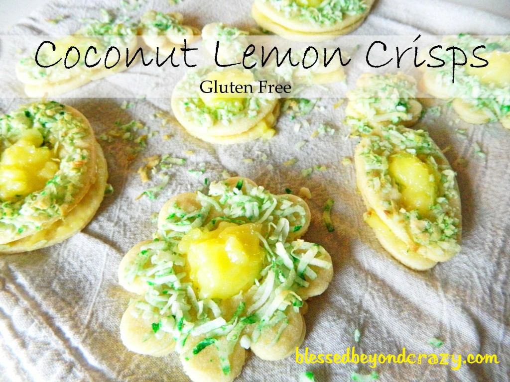 coconut lemon crisps gf