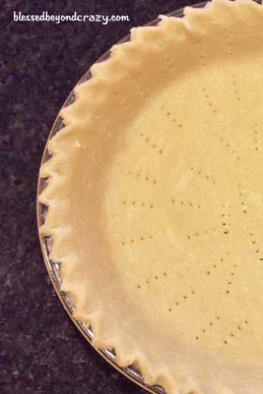 Easy homemade pie crust