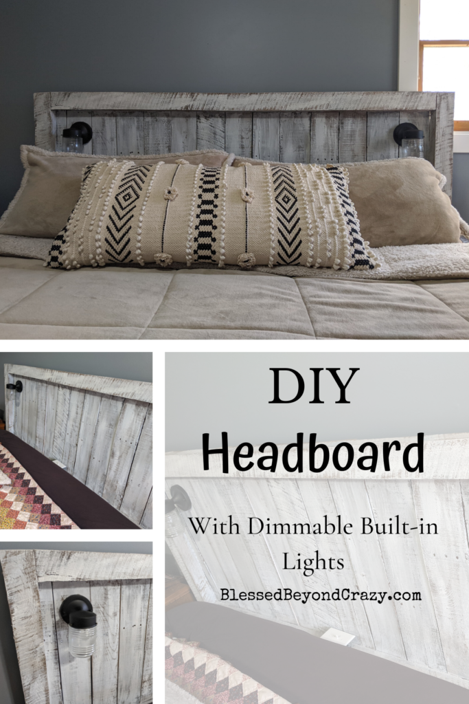 diy headboard rustic