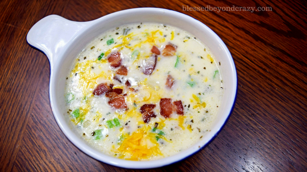 Loaded Baked Potato Soup A.K.A. Bacon Soup