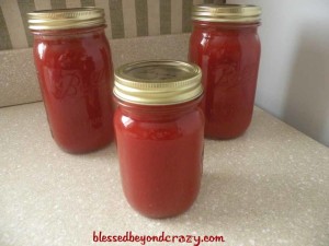 canned tomato sauce