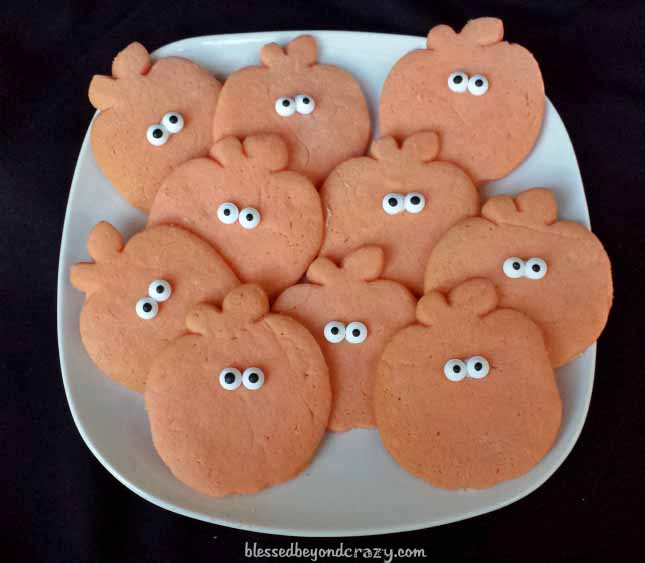 halloween pumpkin sugar cookies10
