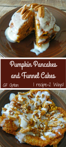 Pumpkin Pancakes and Funnel Cakes