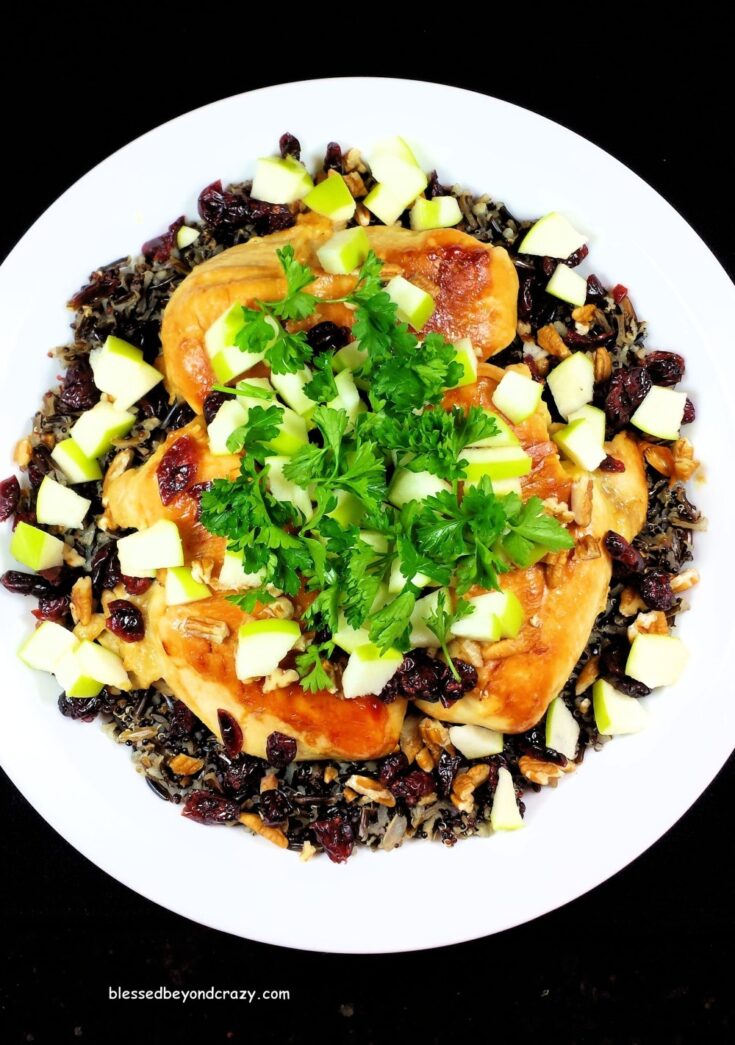 Gluten Free Wild Rice Quinoa Chicken with Citrus Vinaigrette