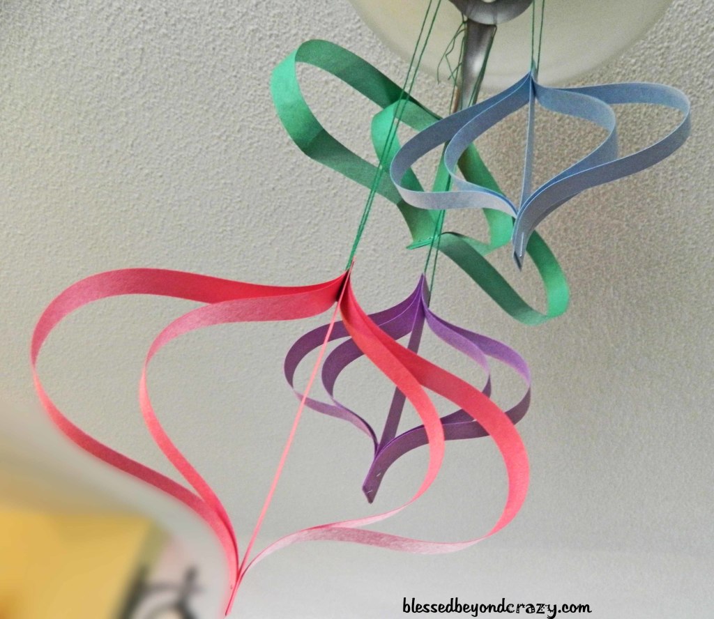 hanging paper ornaments
