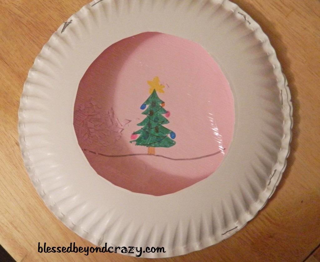 paper plate christmas craft