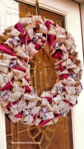 Burlap Wreath 28