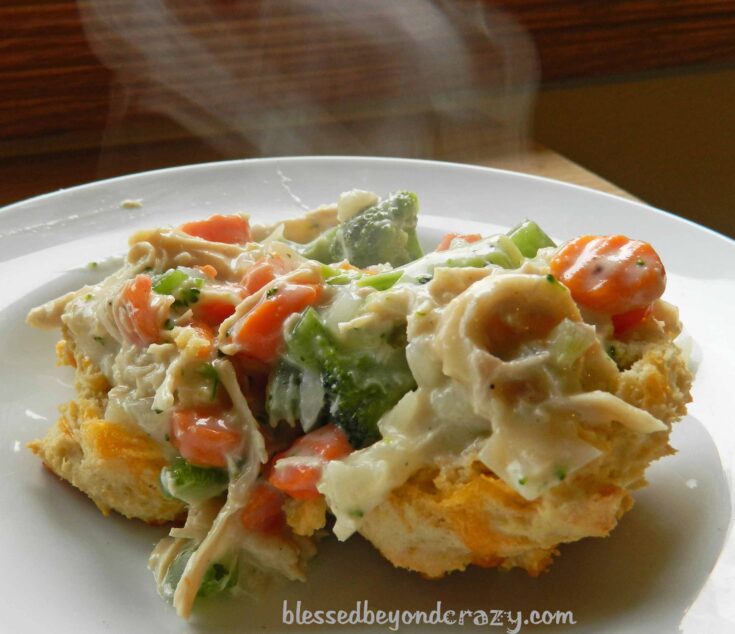 Upside Down Chicken Pot Pie (GF)