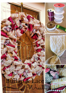 Burlap and Lace Wreath