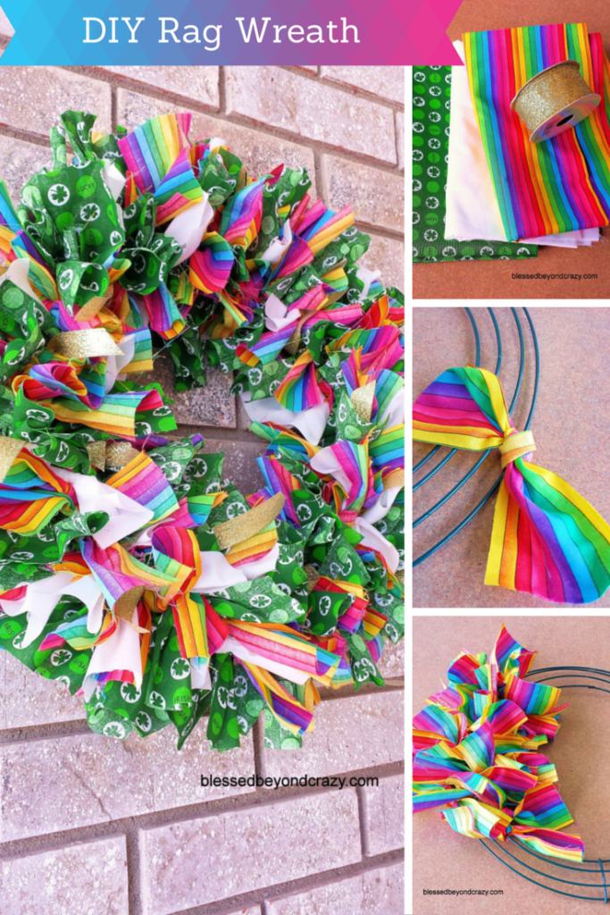 DIY Rag Wreath 2