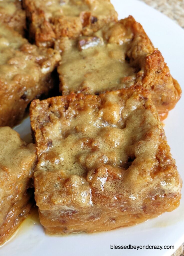 Cinnamon Raisin Custard Squares (GF Option)