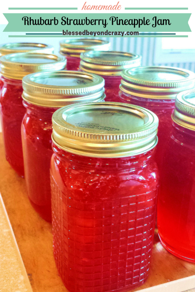 Rhubarb Strawberry Pineapple Jam 1