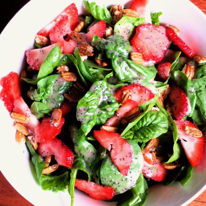 Strawberry Spinach Salad