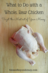 how to bake a raw chicken