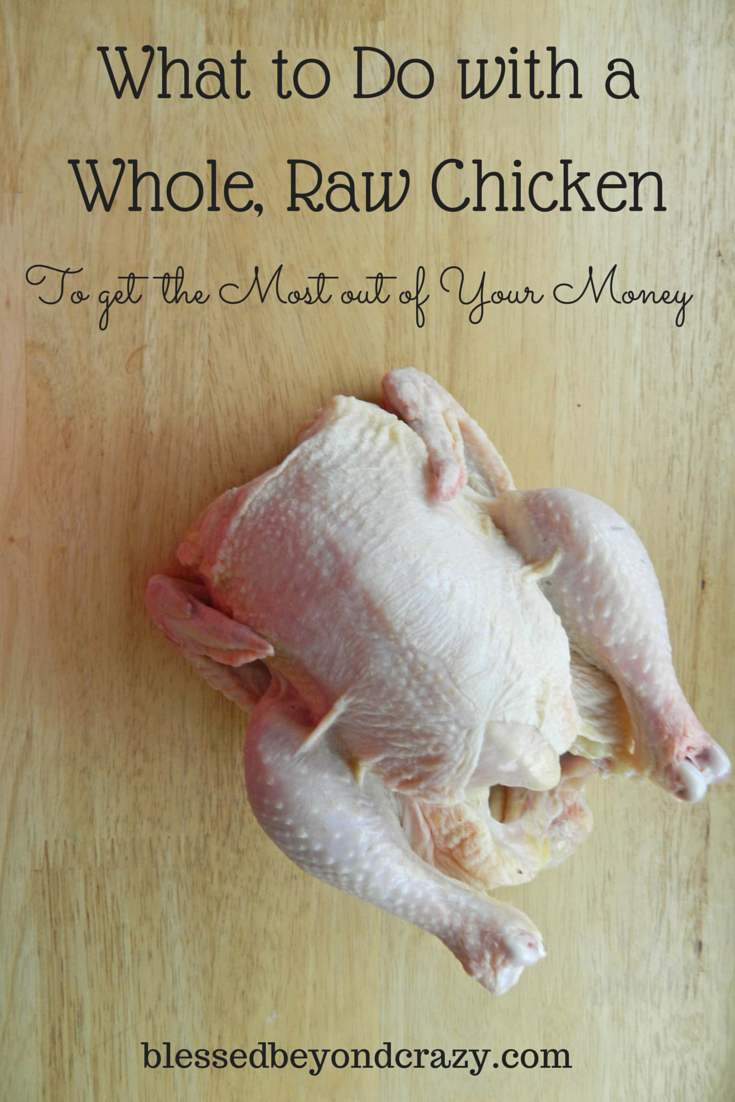 how to bake a raw chicken 