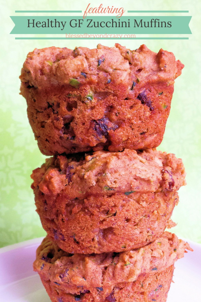 Healthy GF Zucchini Muffins