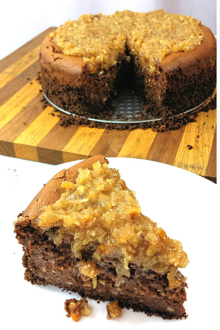 German Chocolate Cheesecake