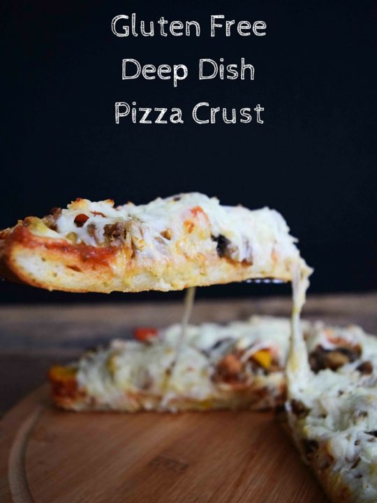 Deep Dish Pizza Recipe (Homemade Crust) - Crazy for Crust