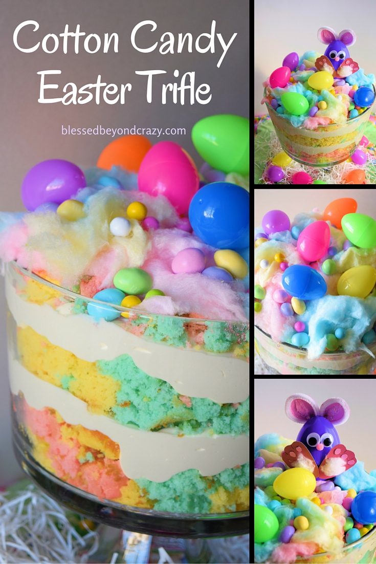 Cotton Candy Easter Trifle Blessed Beyond Crazy