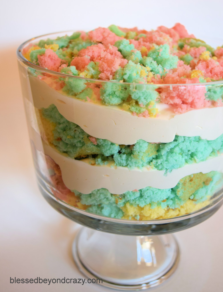 Cotton Candy Easter Trifle 4