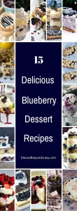 15 Delicious Blueberry Dessert Recipes - Blessed Beyond Crazy