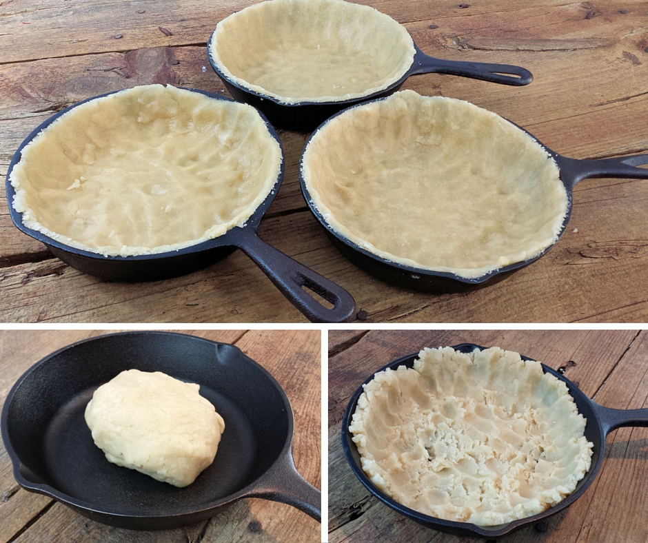 Mini Cast Iron Skillet Fruit Pies - Blessed Beyond Crazy