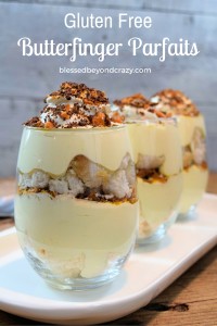 Gluten Free Butterfinger Parfaits