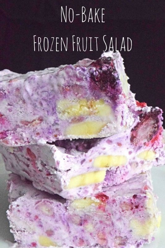 No-Bake Frozen Fruit Salad 2