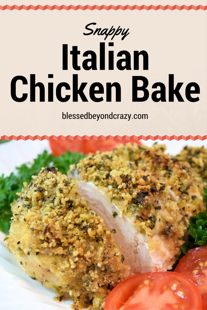 Snappy Italian Chicken Bake