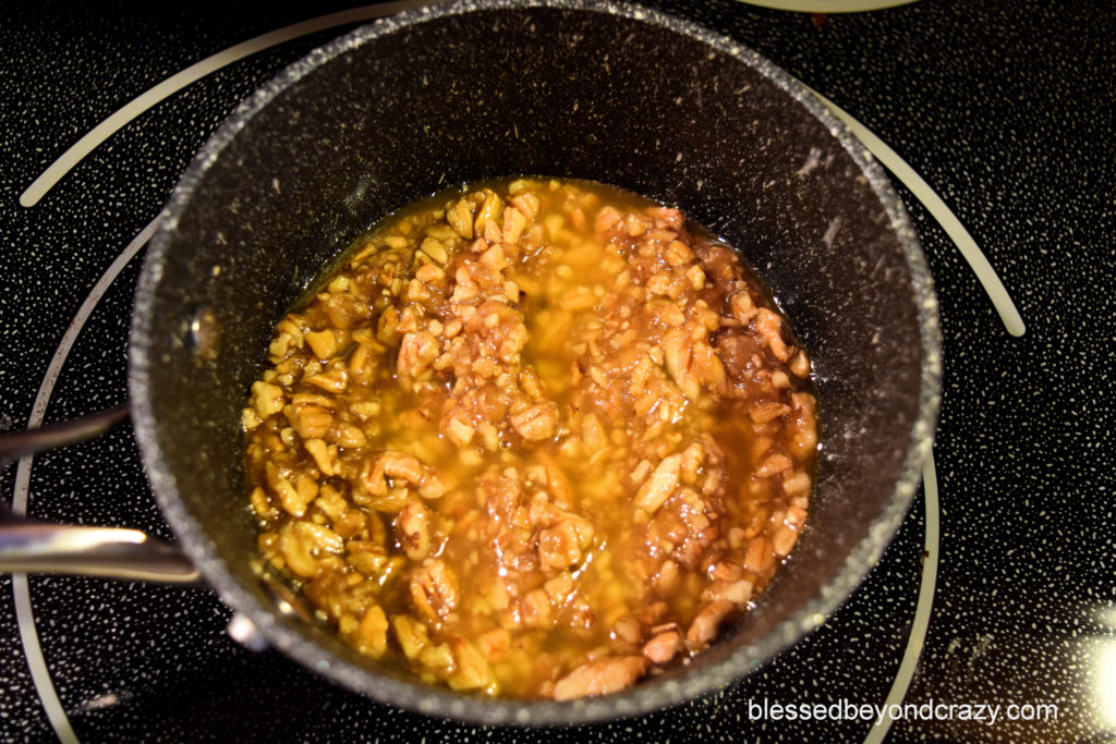 Upside-Down Pecan Skillet Bread