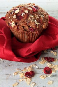 Cranberry Honey Pecan Bran Muffins