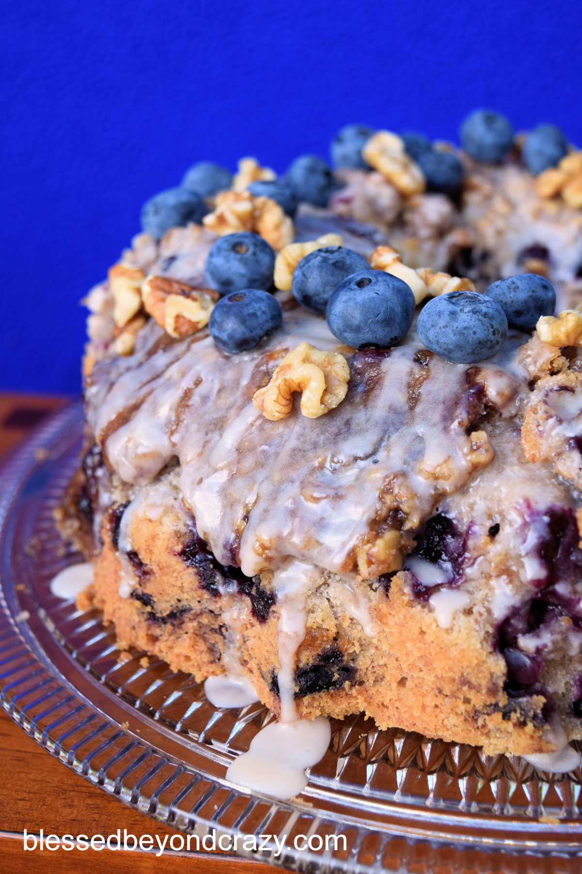 Blueberry Walnut Bundt Cake 5