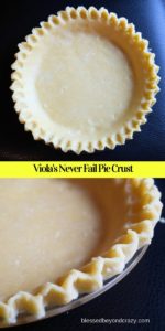 Viola Miller's Never Fail Pie Crust 2016