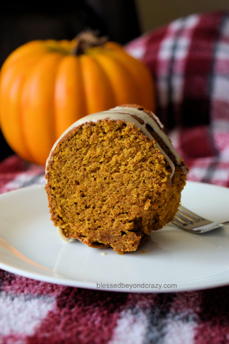 Easy Pumpkin Bundt Cake with Gluten-Free Option - Blessed Beyond Crazy