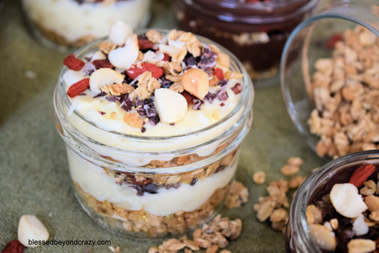 Grab-and-Go Tailgating Mini Parfaits (GF Option) - Blessed Beyond Crazy