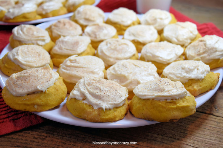 Pumpkin White Chocolate Drop Cookies