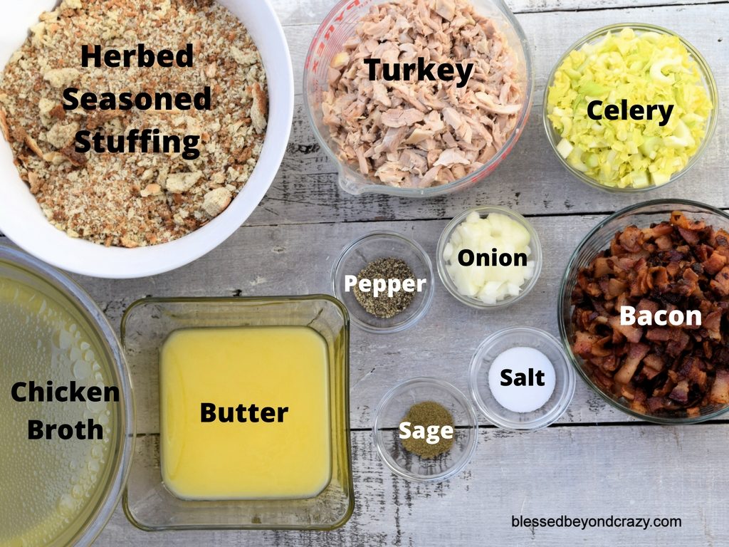 thanksgiving-stuffing ingredients