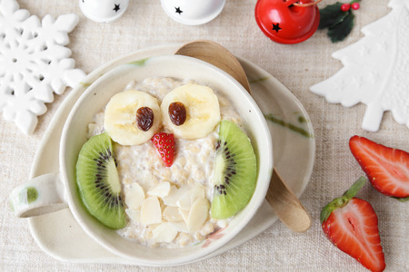  owl porridge Christmas breakfast ideas