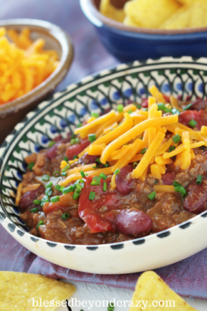 Simple and Easy Crock-Pot Chili (Naturally Gluten Free) - Blessed ...