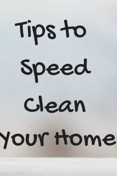 How to Speed Clean Your Entire Home