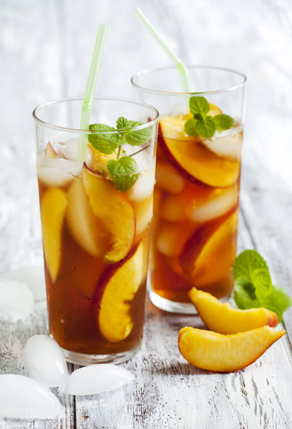 Tasty Homemade Peach Tea