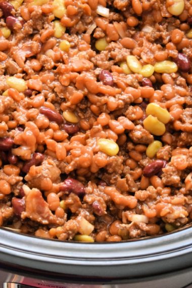 Camping Crockpot Beans Healthy Food