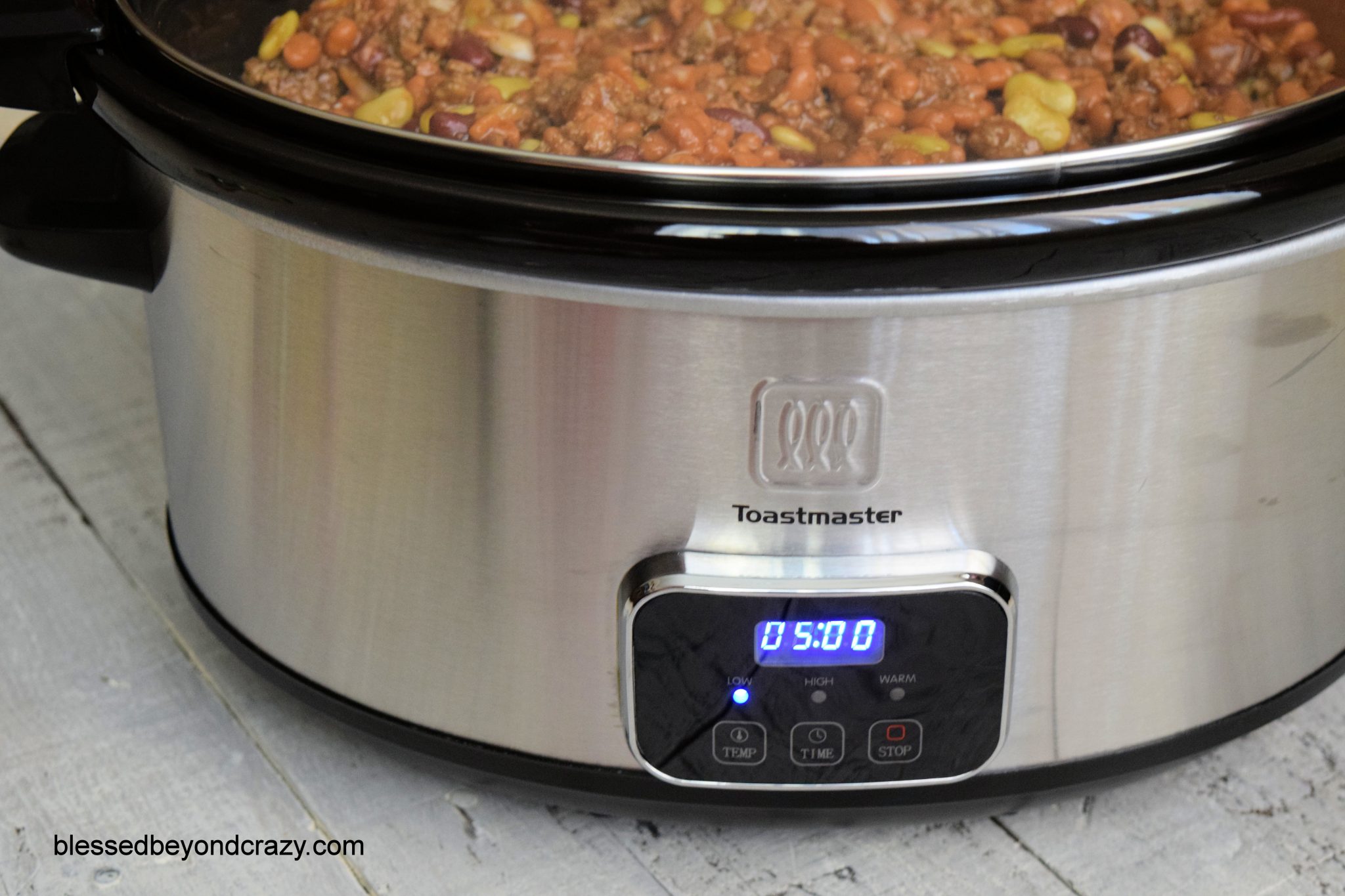 Loaded Crock-Pot Campfire Beans