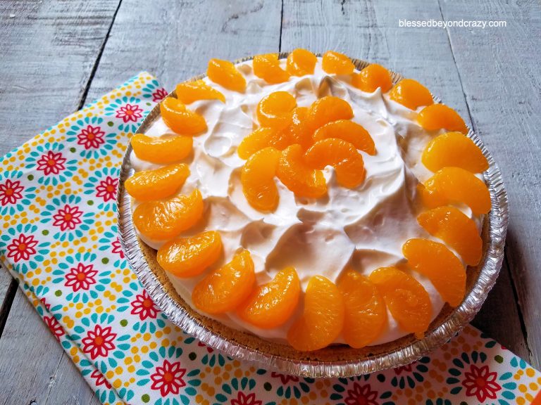 NoBake Orange Creamsicle Pie Blessed Beyond Crazy
